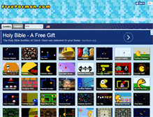 Tablet Screenshot of freepacman.com